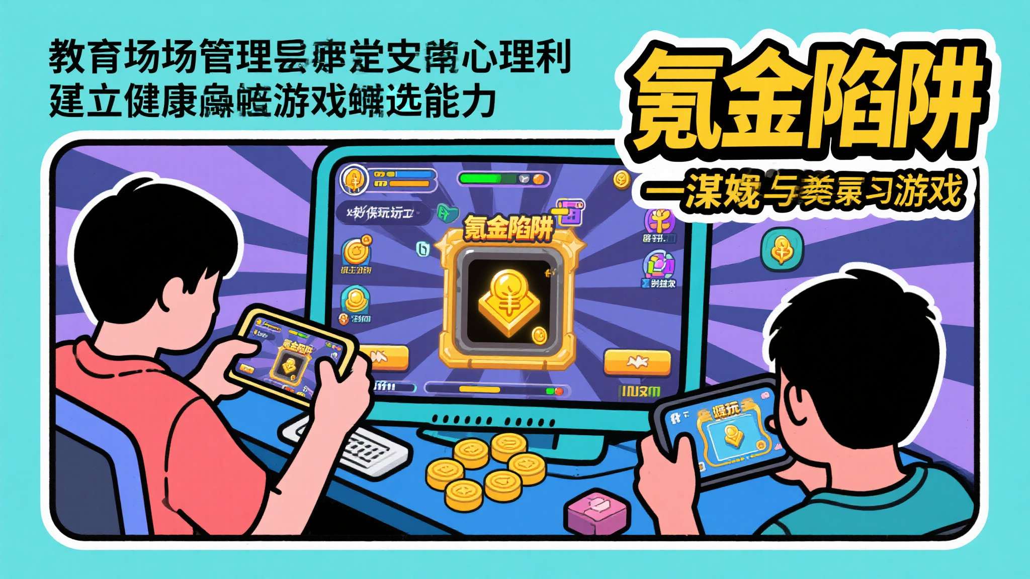监管层面，应当加强对利用心理弱点进行过度设计的"氪金陷阱"类游戏的审查；教育层面